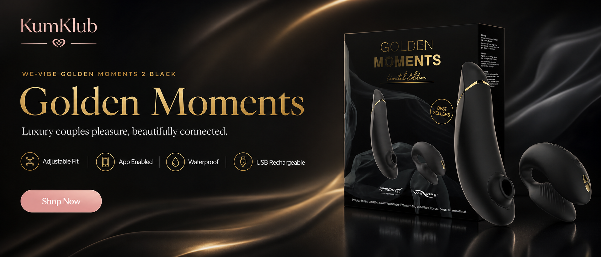 We-Vibe Golden Moments 2 Black