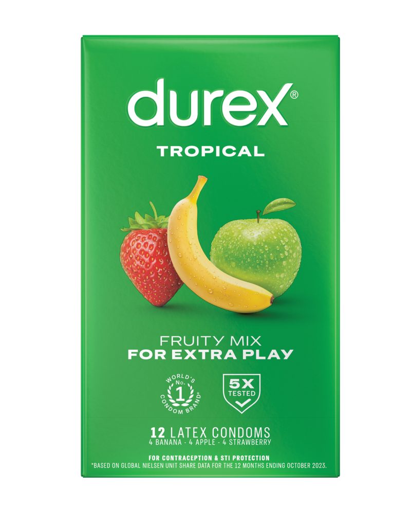 Durex Tropical Color & Scents Condoms - Box of 12