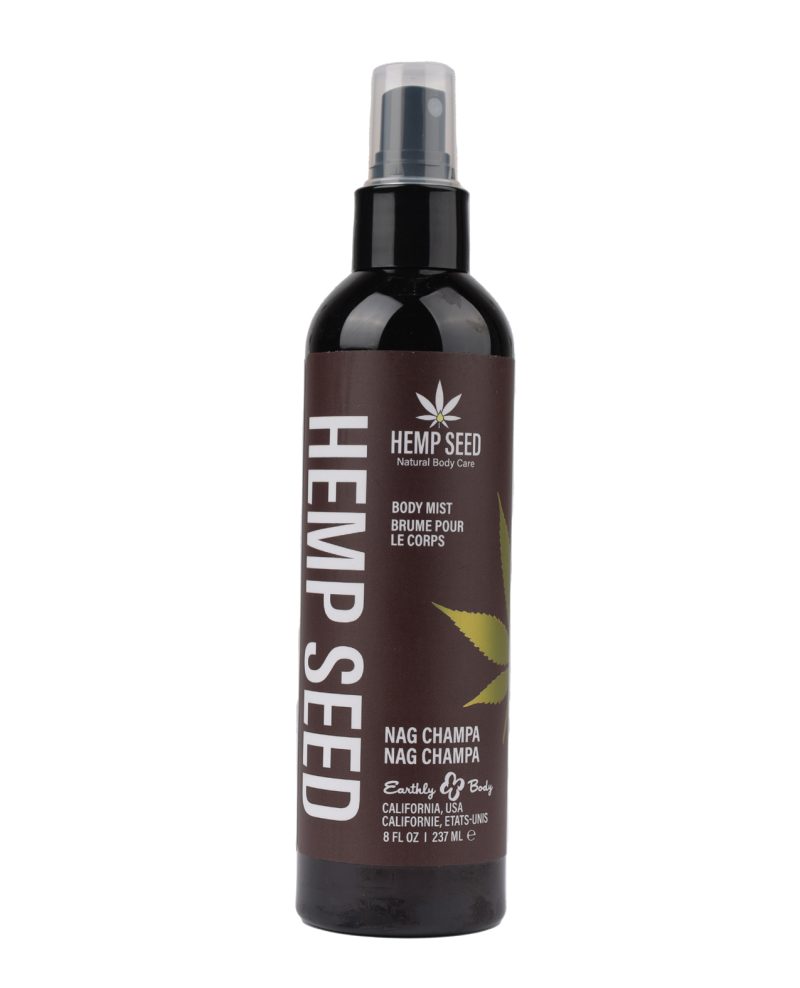Earthly Body Hemp Seed Moisturizing Body Mist - 8 oz Nag Champa