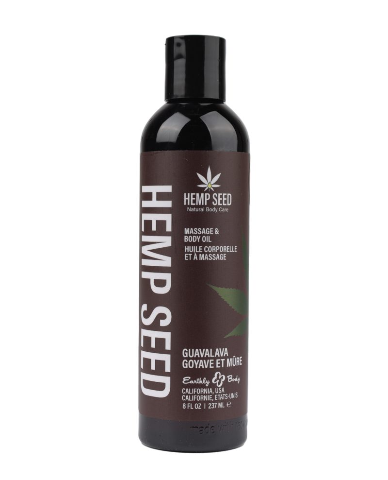 Earthly Body Massage & Body Oil - 8 oz Guavalava