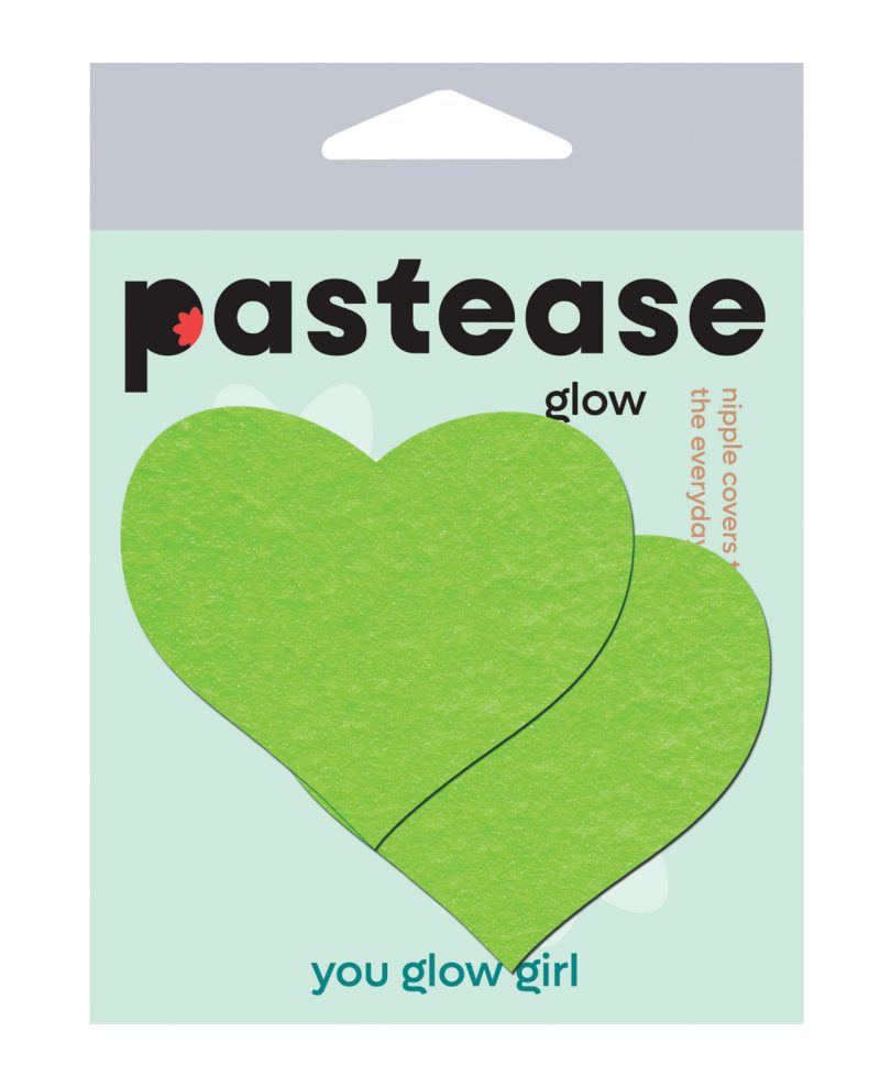 Pastease Heart - Glow in the Dark Green O/S