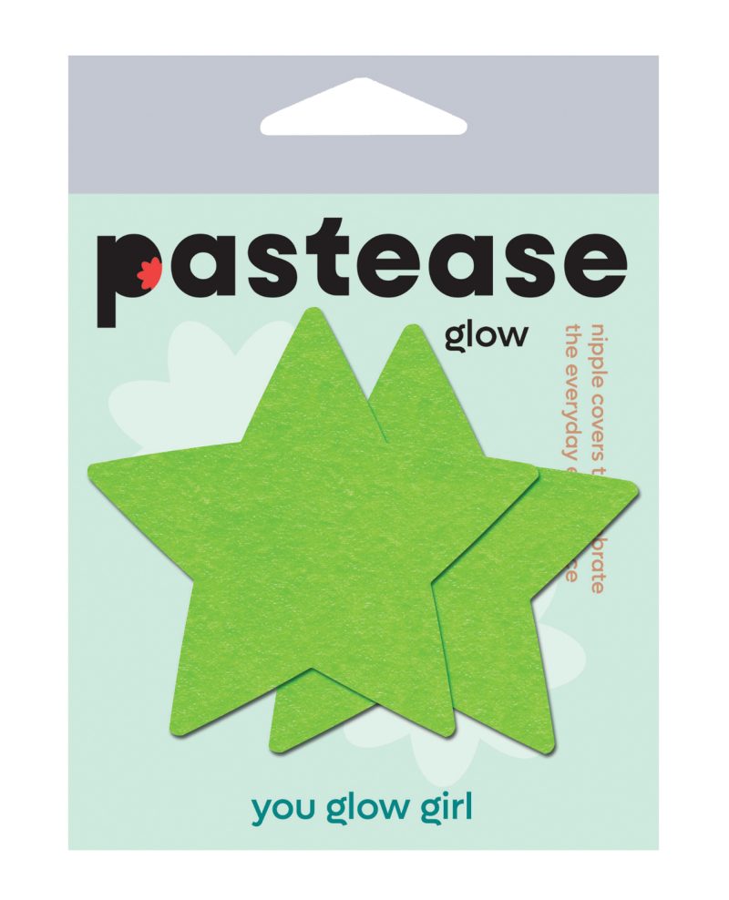 Pastease Star - Glow in the Dark Green O/S