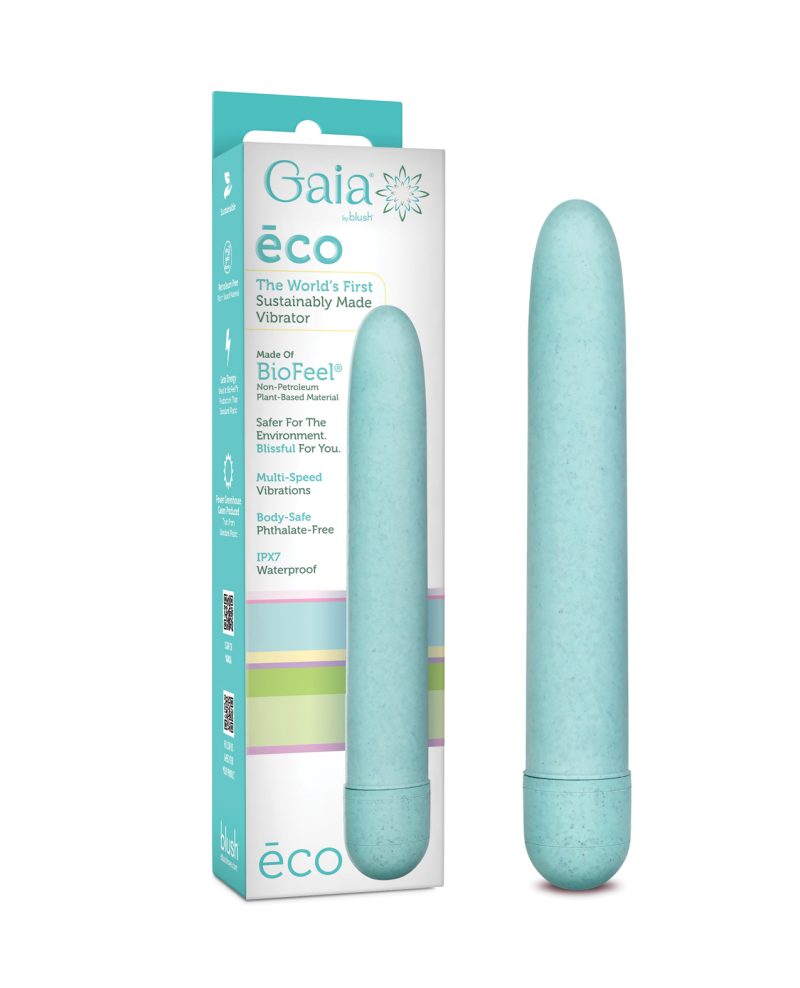 Blush Gaia Biodegradable Vibrator Eco - Aqua