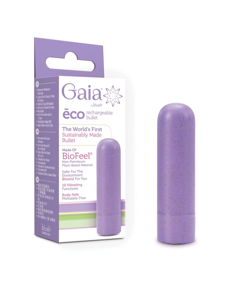 Blush Gaia Eco Rechargeable Bullet - Lilac