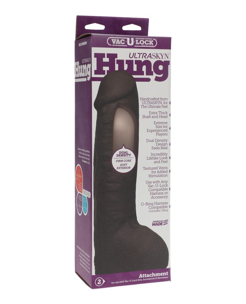 Vac-U-Lock ULTRASKYN 12" Hung - Chocolate