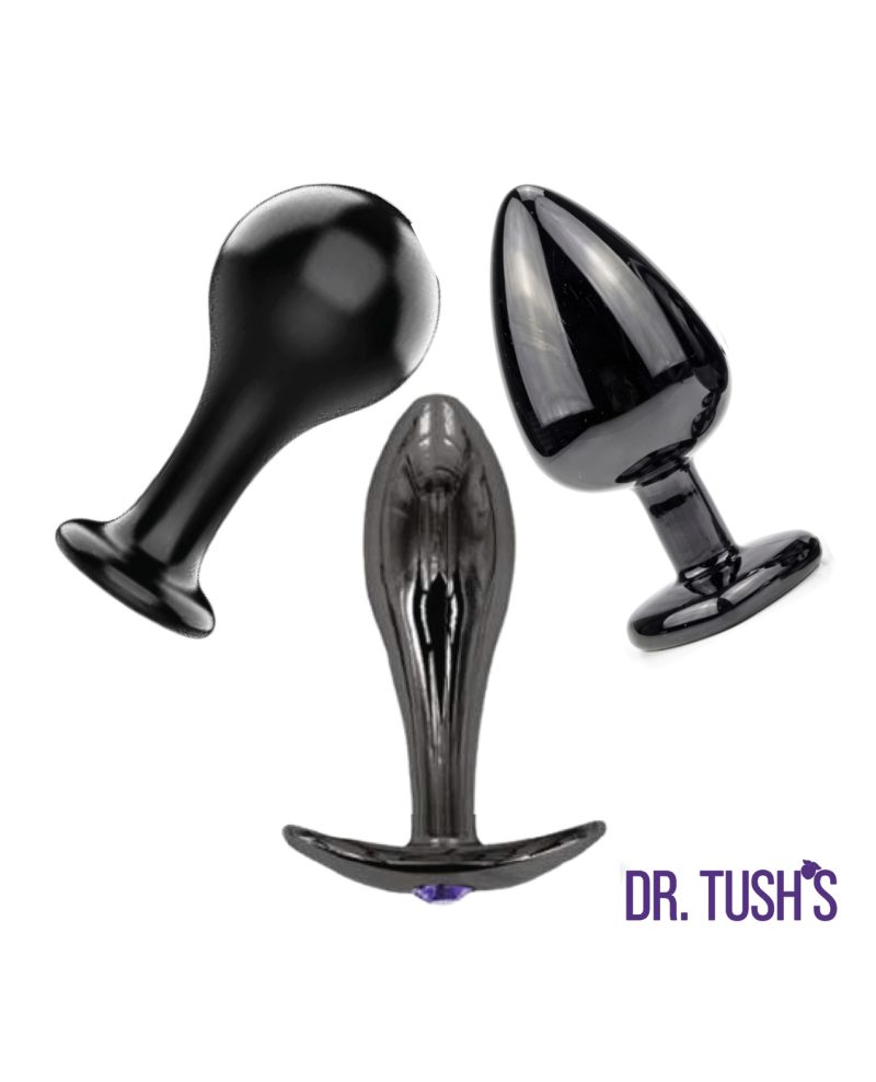 Dr. Tush's Bad Decisions Collection Anal Plug Set - Metal