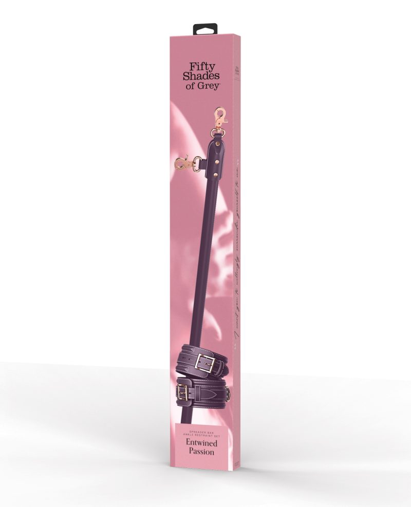 Fifty Shades of Grey Entwined Passion Spreader Bar - Purple