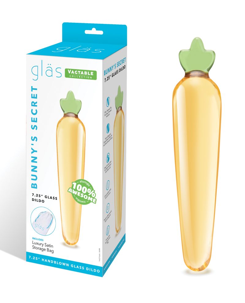 Glas 7.25" Dildo Bunny's Secret