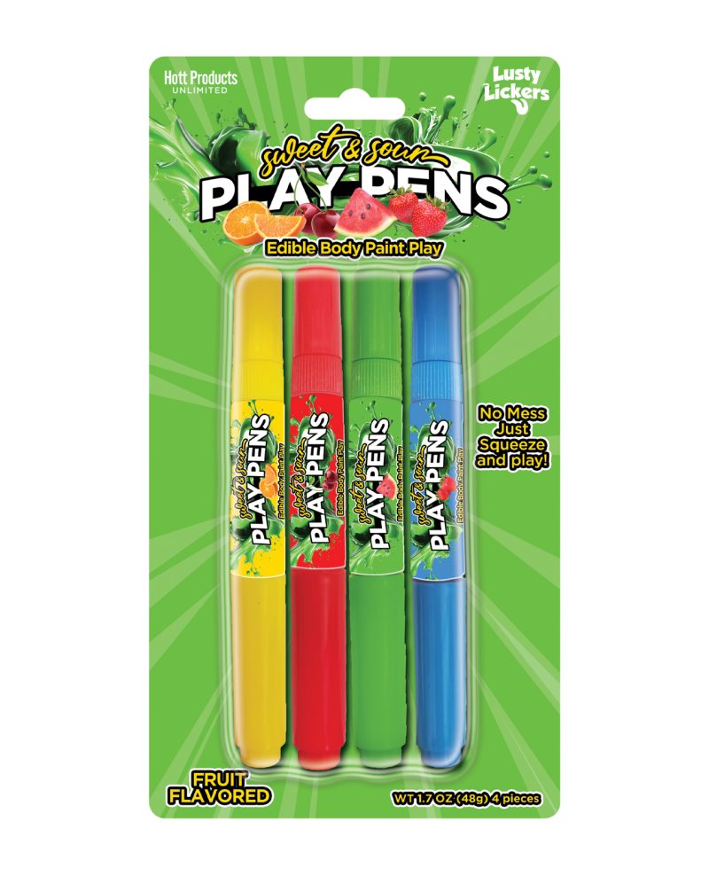 Sweet & Sour Flavored Play Pens - Pack of 4