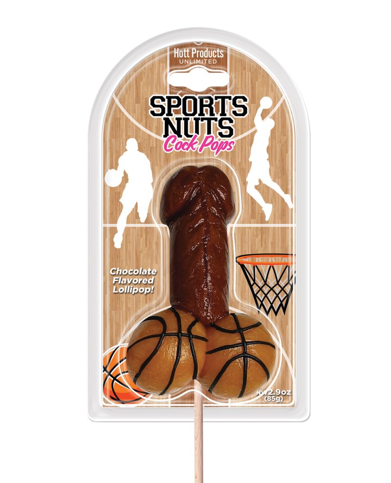 Sports Nuts Cock Pop Basketballs - Chocolate