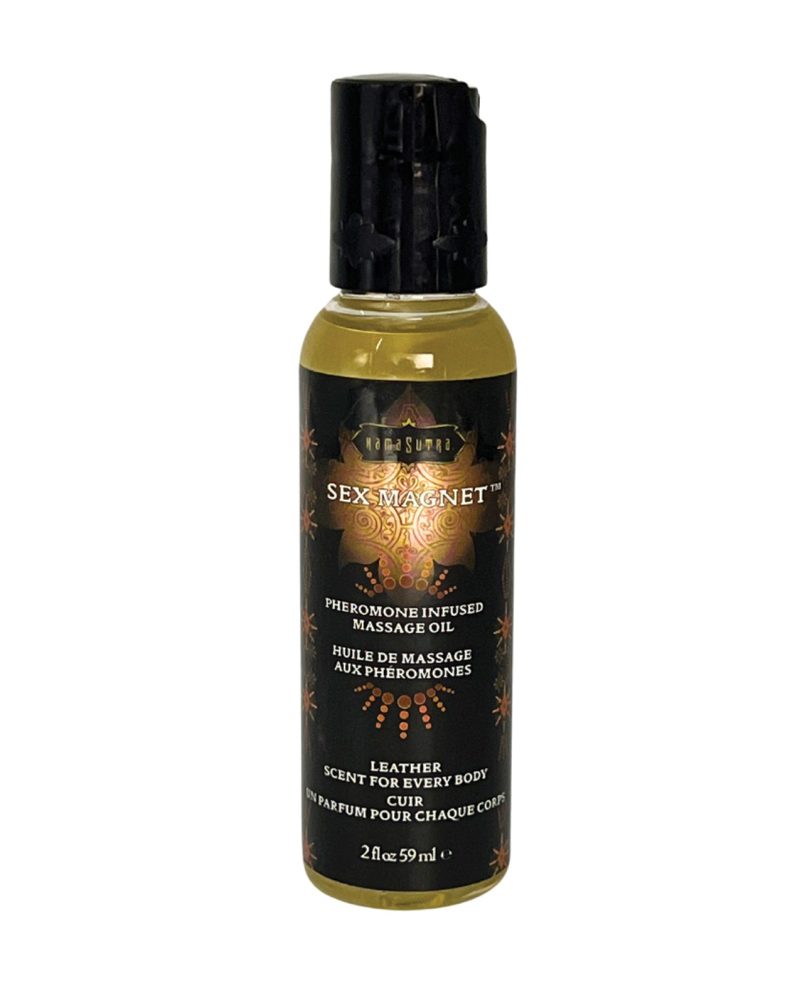 Kama Sutra Sex Magnet Pheromone Massage Oil - Leather