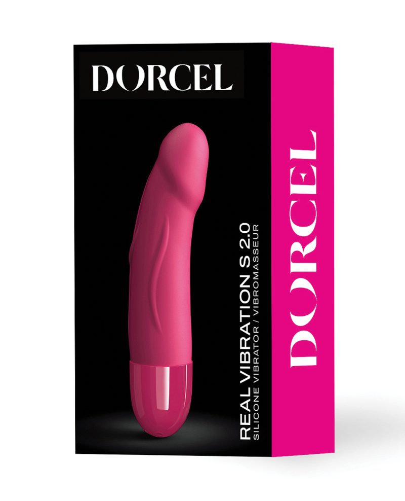 Dorcel Real Vibration S 6" Rechargeable Vibrator - Pink