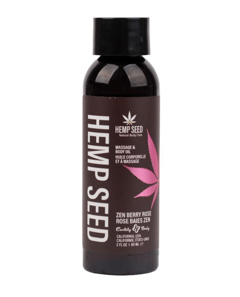 Earthly Body Massage & Body Oil - 2 oz Zen Berry Rose