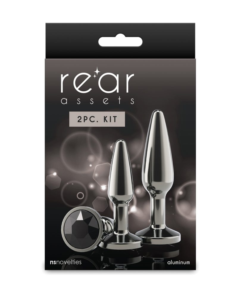 Rear Assets Tapered Trainer Kit Gunmetal - Black