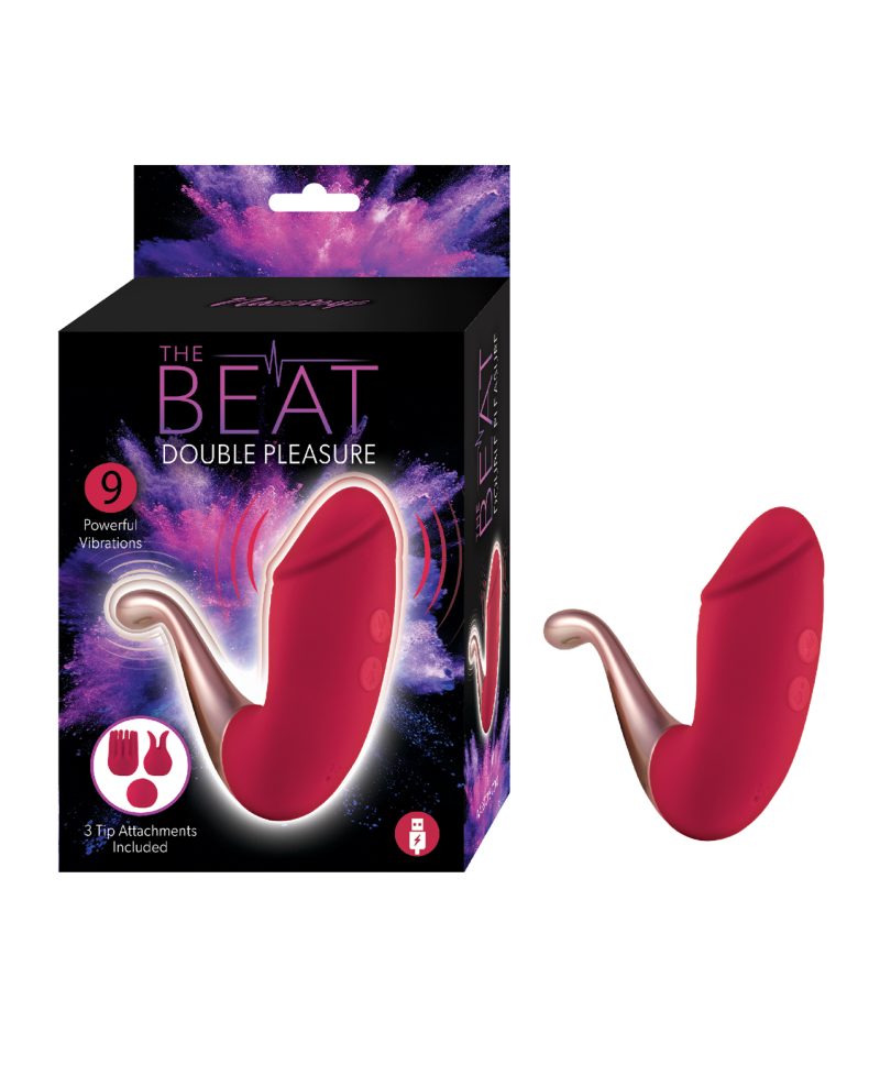 The Beat Double Pleasure G-Spot Vibrator - Red