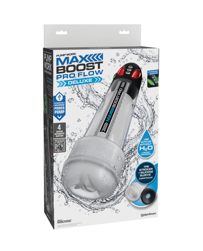Pump Worx Max Boost Pro Flow Deluxe Kit - Black
