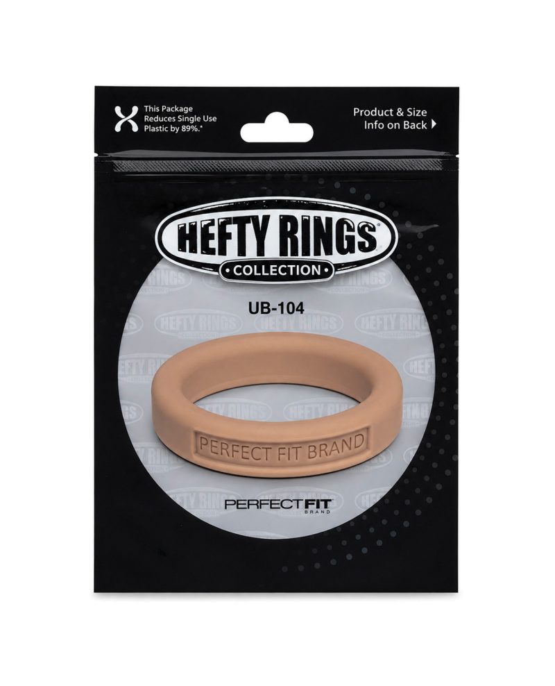 Perfect Fit Hefty Ring 1.4" Silicone - White