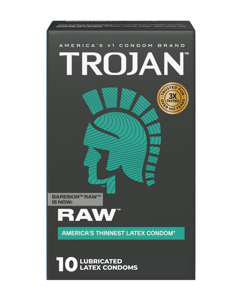 Trojan Raw Condoms - Pack of 10