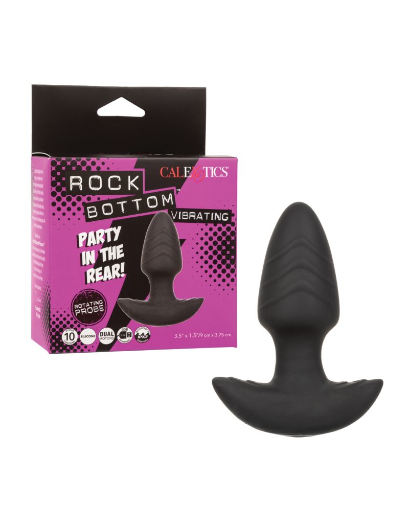 Rock Bottom Rotating Anal Probe - Black