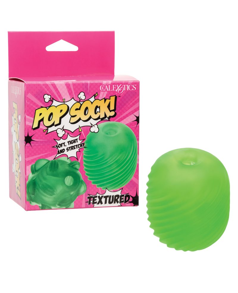 Pop Sock! Textured Masturbator - Green