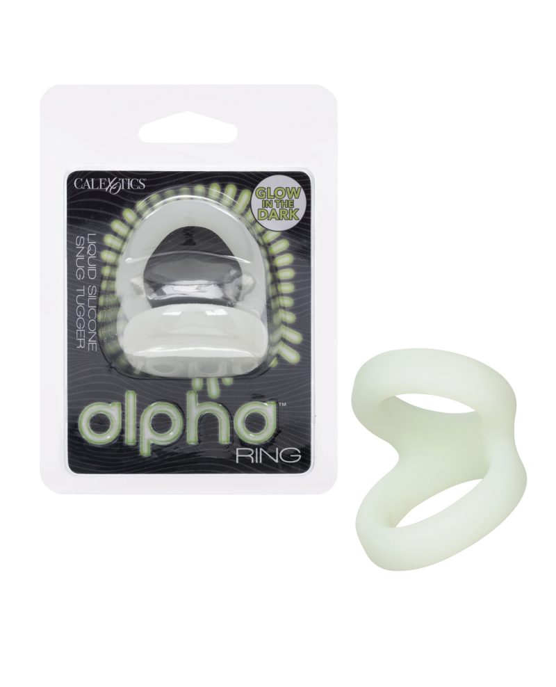 Alpha Liquid Silicone Snug Tugger - Glow-In-The-Dark