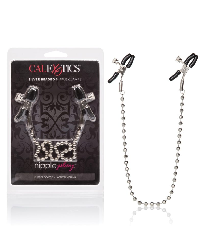 Nipple Play Silver Beaded Nipple Clamps