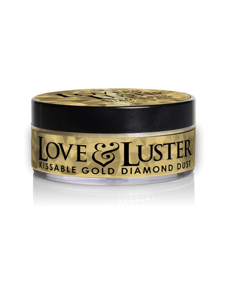 Sensuva Love & Luster Kissable Gold Diamond Dust Jar - 2 oz