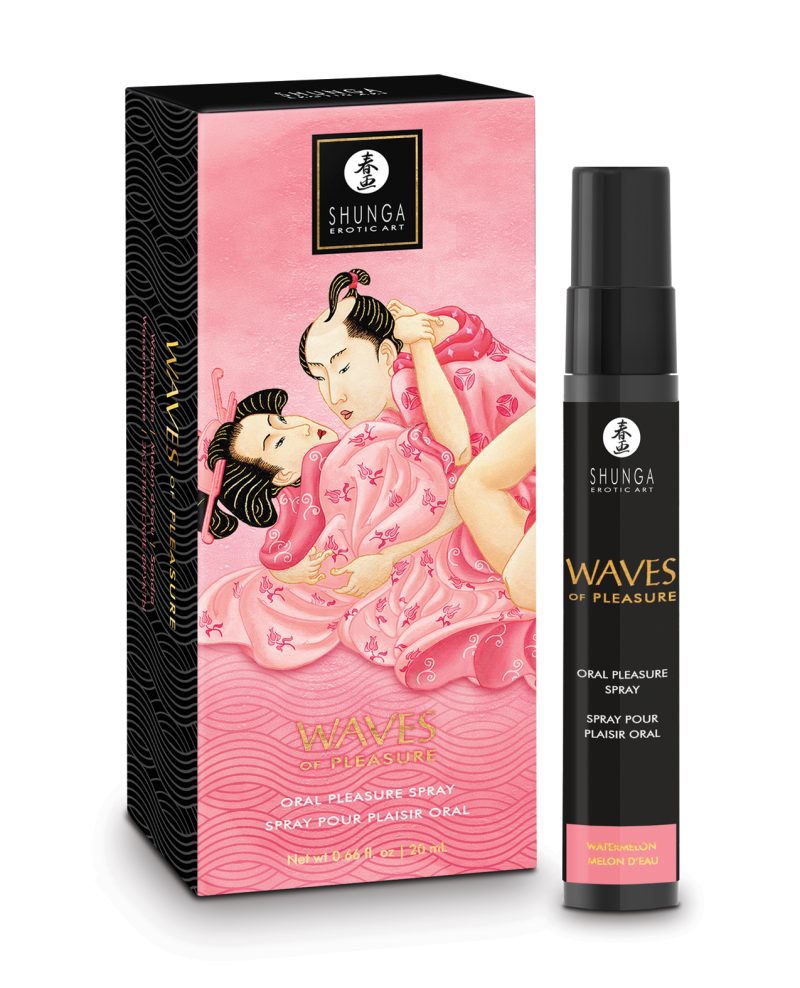 Shunga Waves of Pleasure Oral Pleasure Spray - .66 oz Watermelon