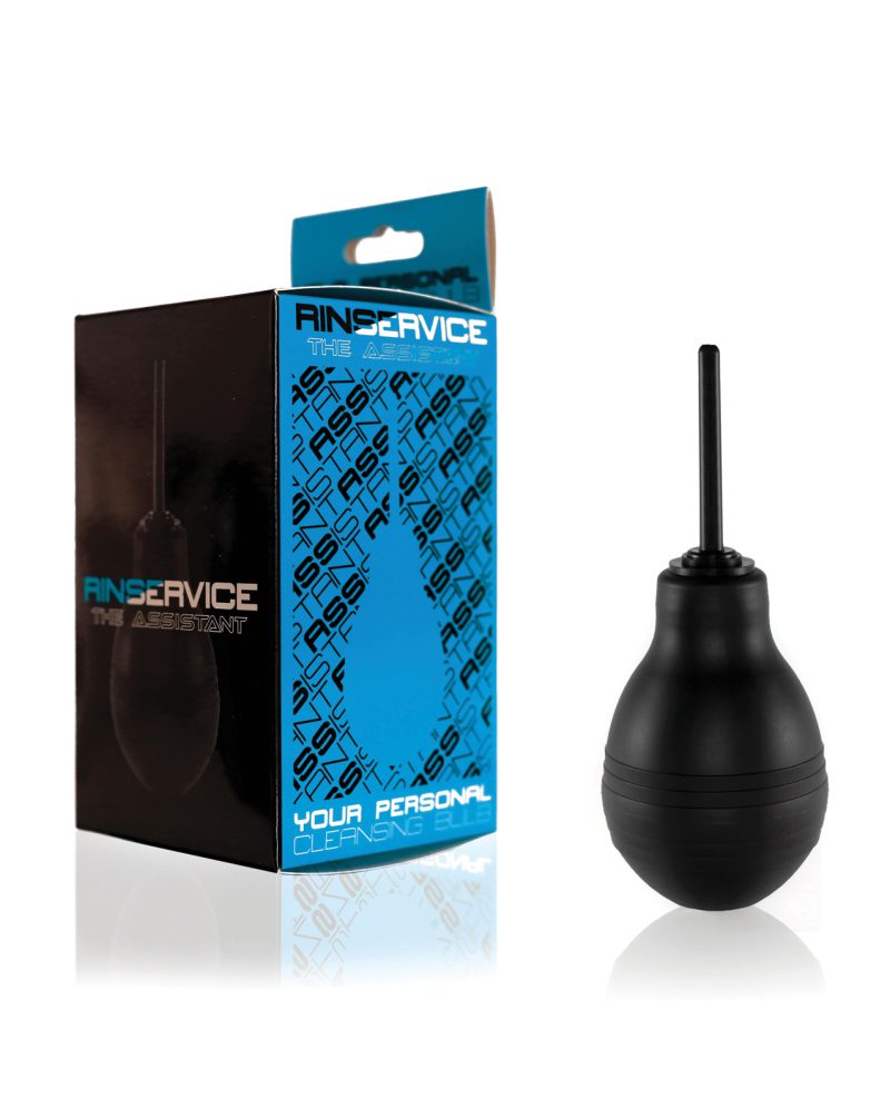 Rinservice Ass-Istant Personal Cleaning Bulb - Black