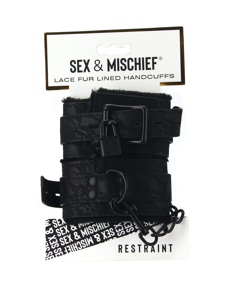 Sincerely Lace Fur Lined Handcuffs
