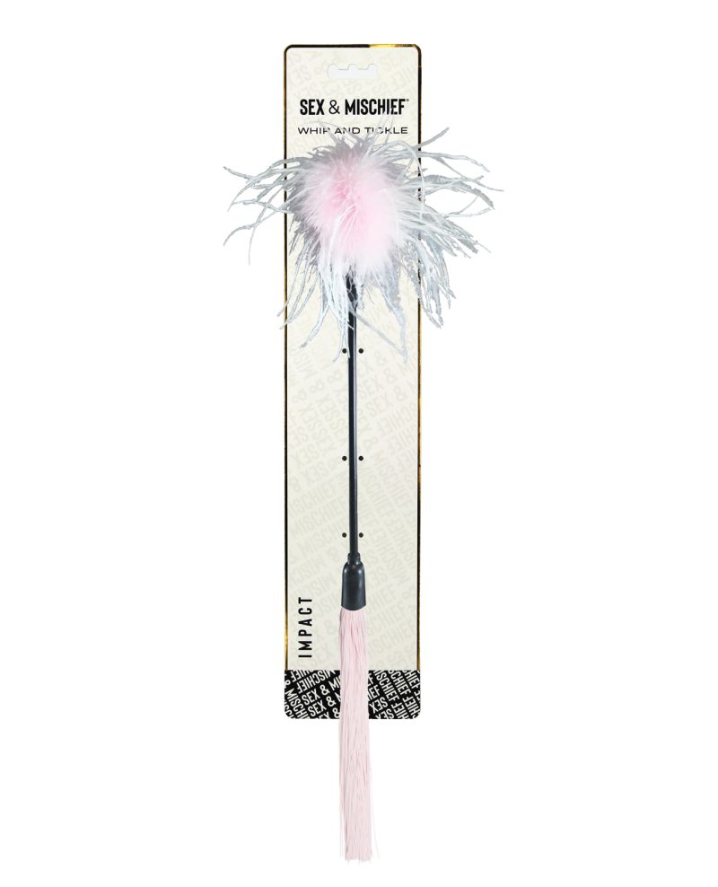 Sex & Mischief Whip & Tickle - Pink/White