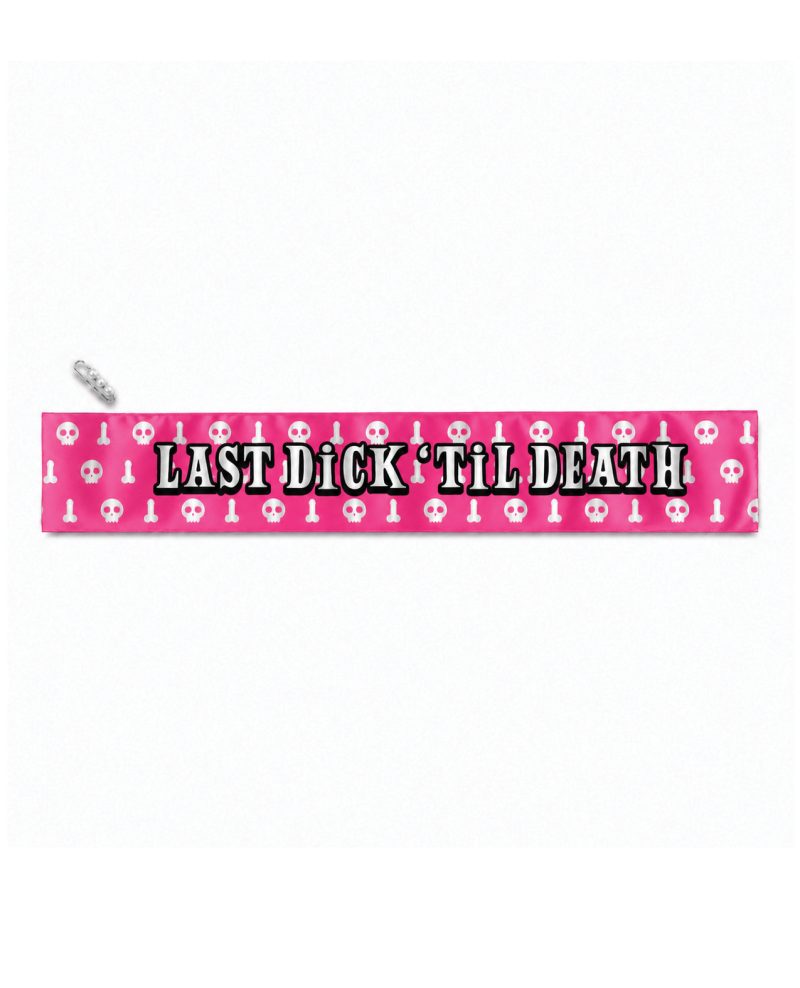 Wood Rocket Last Dick Til Death Sash