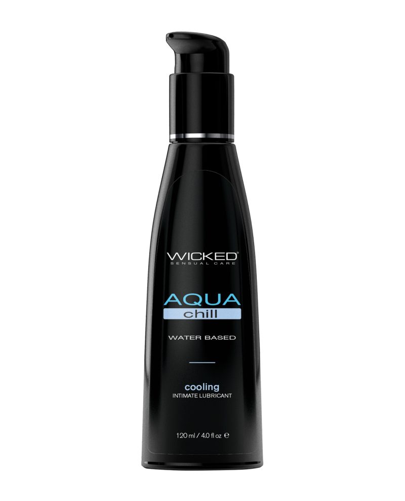 Wicked Sensual Care Aqua Chill Water Based Cooling Lubricant - 4 oz