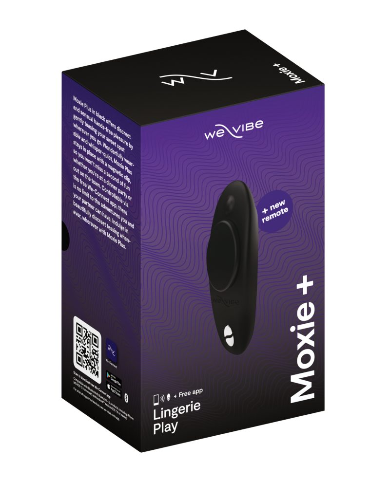 We-Vibe Moxie+ Panty Vibe - Satin Black