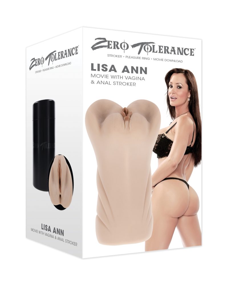Zero Tolerance Lisa Ann Movie w/Vagina & Anal Stroker - Light